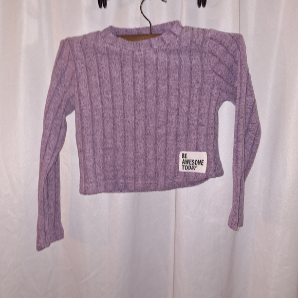 Kids Purple Sweater Set - Picture 1 of 4
